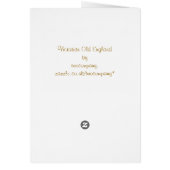 CARTE D'ANGLETERRE VICTORIENNE (Dos)