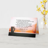 Carte Daniel 2:21-22 Il change les temps et les saisons (Fleur jaune)