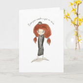 Carte d'animal familier (Fleur jaune)
