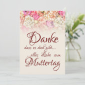 Carte Danke, dass es dich gibt - Muttertag (Debout devant)