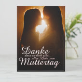 Carte Danke, dass es dich gibt - Muttertag (Debout devant)