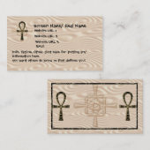 Carte d'Ankh Intoduction (Devant / Derrière)