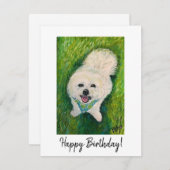 Carte d'anniversaire (Devant / Derrière)