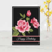 Carte d'anniversaire (Fleur jaune)