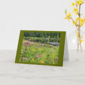 carte d'anniversaire (Fleur jaune)