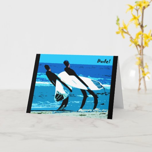 Carte d'anniversaire (Fleur jaune)