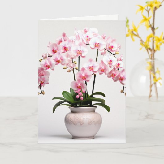 Carte d'anniversaire (Fleur jaune)