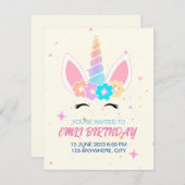 Carte d'anniversaire (Devant / Derrière)