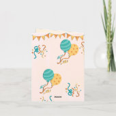 carte d'anniversaire (Dos)