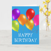 Carte d'anniversaire (Fleur jaune)