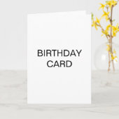 CARTE D'ANNIVERSAIRE (Fleur jaune)