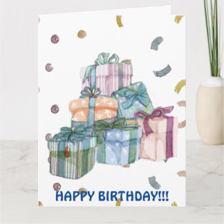 CARTE D'ANNIVERSAIRE