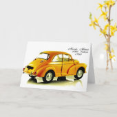 Carte d'anniversaire (Fleur jaune)