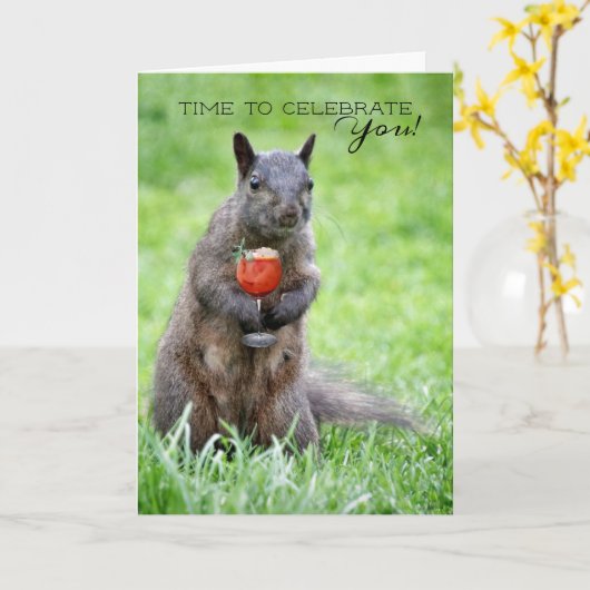 Carte d'anniversaire (Fleur jaune)