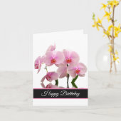 Carte d'anniversaire (Fleur jaune)