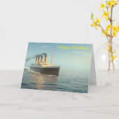 Carte d'anniversaire (Fleur jaune)