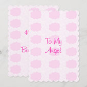 Carte d'anniversaire (Devant / Derrière)