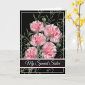 Carte d'anniversaire (Fleur jaune)