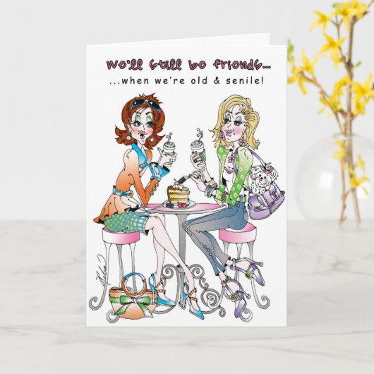 CARTE D'ANNIVERSAIRE (Fleur jaune)