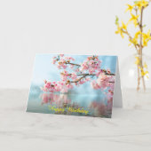 Carte d'anniversaire (Fleur jaune)