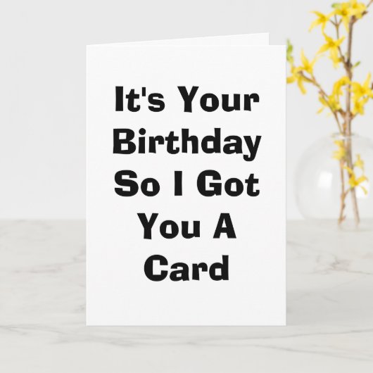 Carte d'anniversaire (Fleur jaune)