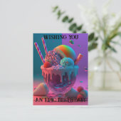 Carte d'anniversaire (Debout devant)