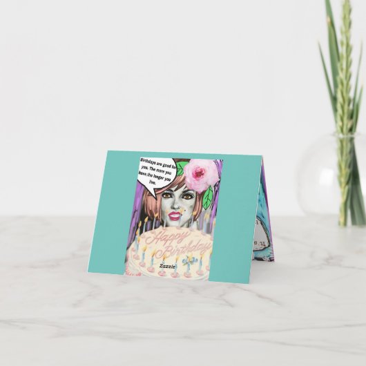 Carte d'anniversaire (Dos)