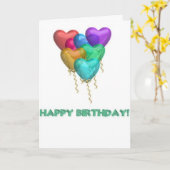 Carte d'anniversaire (Fleur jaune)