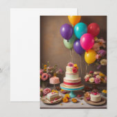 Carte d'anniversaire (Devant / Derrière)