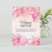 Carte d'anniversaire (Debout devant)
