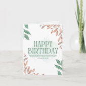 carte d'anniversaire (Devant)