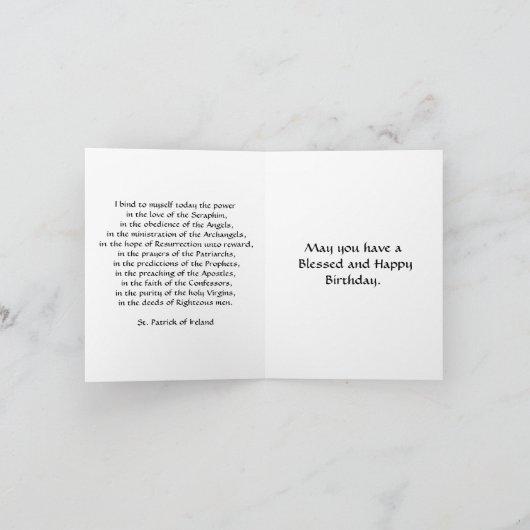 Carte d'anniversaire (Intérieur)