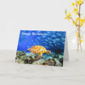 Carte d'anniversaire (Fleur jaune)