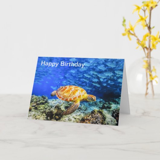 Carte d'anniversaire (Fleur jaune)