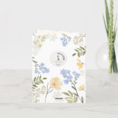 Carte d'anniversaire (Dos)