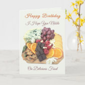 Carte d'anniversaire (Fleur jaune)