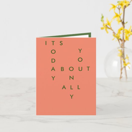 Carte d'anniversaire (Fleur jaune)