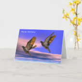 Carte d'anniversaire (Fleur jaune)