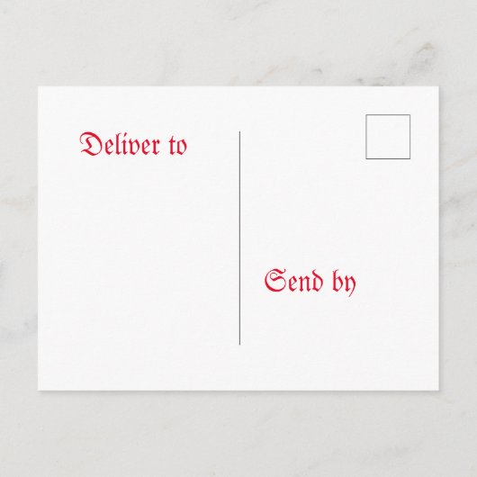 Carte d'anniversaire (Dos)