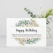 Carte d'anniversaire (Debout devant)