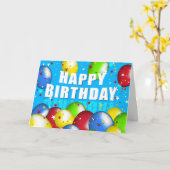 Carte d'anniversaire (Fleur jaune)