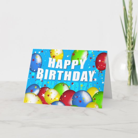 Carte d'anniversaire (Devant)