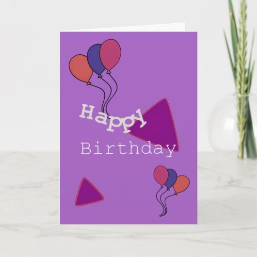 Carte d'anniversaire (Devant)