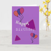 Carte d'anniversaire (Fleur jaune)