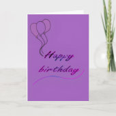 carte d'anniversaire (Devant)