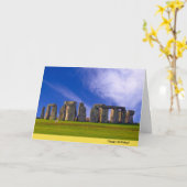 Carte d'anniversaire (Fleur jaune)