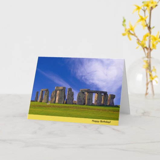 Carte d'anniversaire (Fleur jaune)