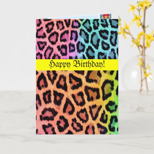 Carte d'anniversaire (Fleur jaune)