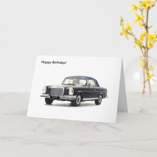 Carte d'anniversaire (Fleur jaune)