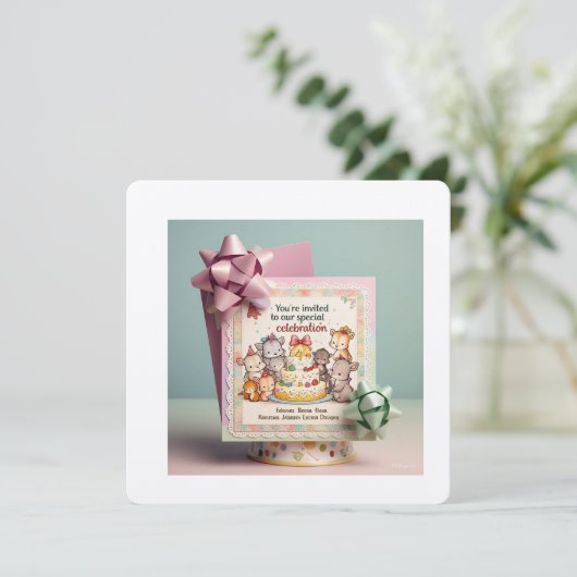 Carte d'anniversaire (Debout devant)